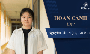 Hoàn cảnh của em Nguyễn Thị Mộng An Bình