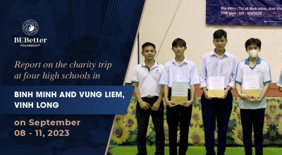 Report on the Charity Trip to Four Schools in Binh Minh and Vung Liem, Vinh Long on September 8-11, 2023