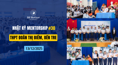 Nhật Ký Mentorship #30 – THPT Đoàn Thị Điểm, Bến Tre – 13/12/2025