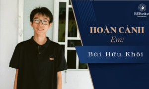 Hoàn cảnh của em Bùi Hữu Khôi