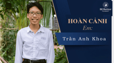 Hoàn cảnh của em Trần Anh Khoa